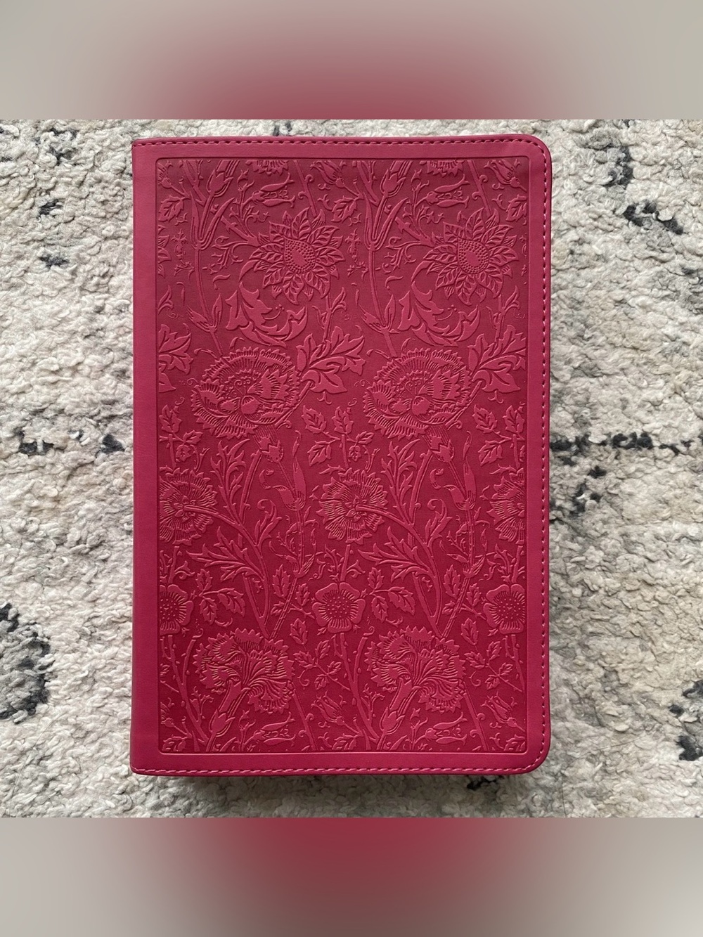 ESV Student Study Bible TruTone Berry Floral Design Crossway Imitation Leather